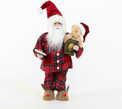 Eurolamp Διακοσμητικός Άι Βασίλης Κόκκινος από Ύφασμα 46x23x36εκ.